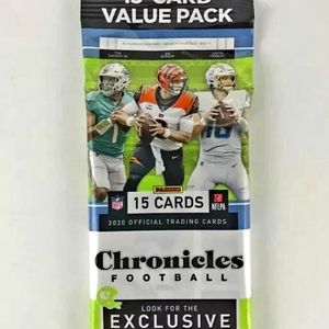2020 NFL Chronicles (1) Fat Pack. Look Prizm Jalen Hurts Rookie black cards